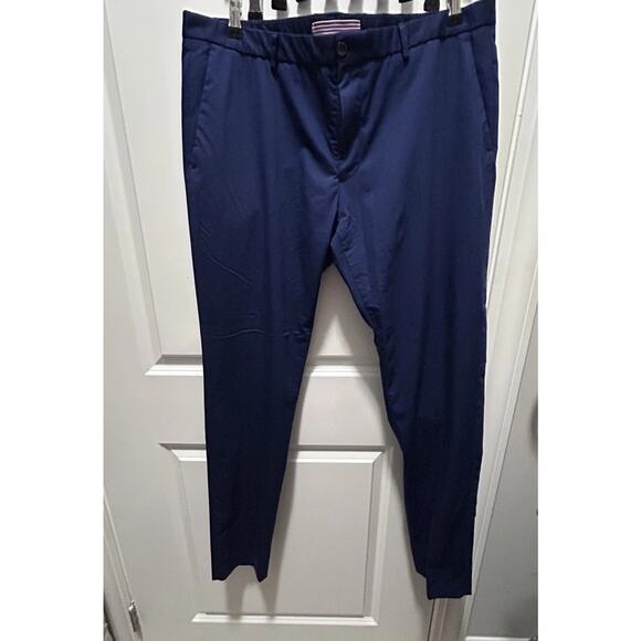 Zara Men’s 2 Piece Blue Navy Suit Basic Collection - Picture 4 of 10